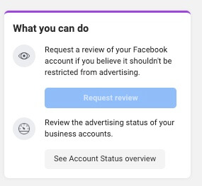 Cách kháng nghị tài khoản Facebook bị hạn chế quảng cáo 2023 4