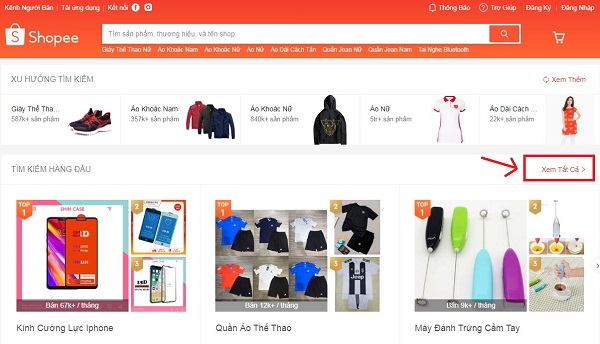 Gợi ý cách tìm sản phẩm bán chạy trên Shopee nhanh nhất 2