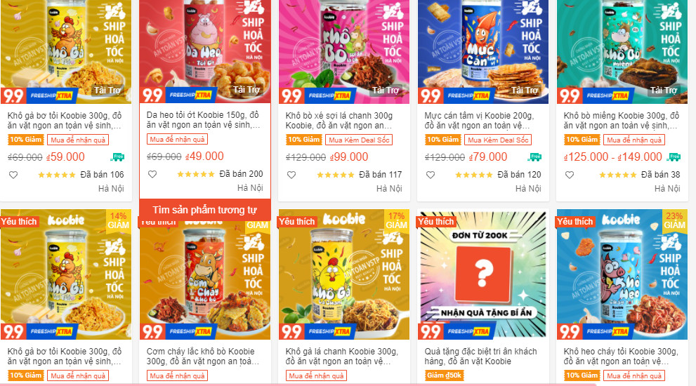 Top 10 shop bán đồ ăn vặt online uy tín trên Shopee 9