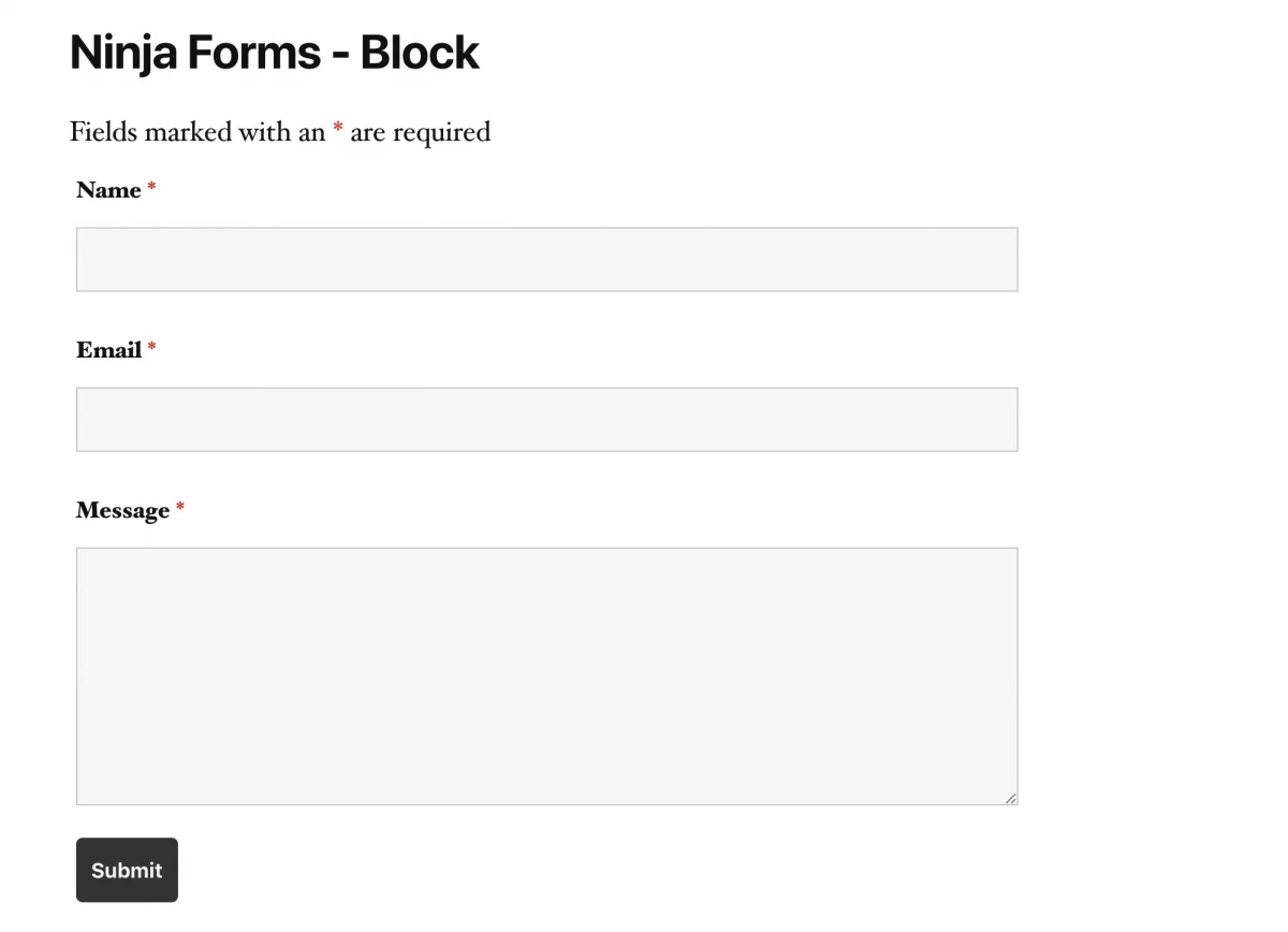 Tạo form cực nhanh trong WordPress bằng Ninja Forms 54